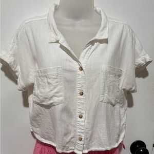 Miami White Button-Down Shirt